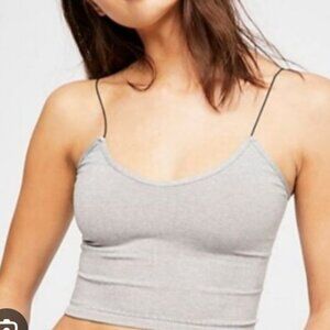 Intimately Free People Crop Camisole in Grey
